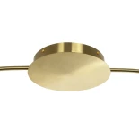 kelvo® GLOW KLV-101-0150 Φωτιστικό Οροφής LED 65W 6500lm 360° AC 220-240V IP20 Ρυθμιζόμενο Λευκό CCT με Χειριστήριο από 2700K έως 6000K Dimmable - Lumileds SMD Chip - Χρυσό Πλατίνα - Μ100 x Π100 x Υ30cm - 3 Χρόνια Εγγύηση