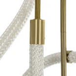 kelvo® GLOW KLV-101-0152 Φωτιστικό Οροφής LED 40W 4000lm 360° AC 220-240V IP20 Ρυθμιζόμενο Λευκό CCT με Χειριστήριο από 2700K έως 6000K Dimmable - Lumileds SMD Chip - Χρυσό Πλατίνα - Μ50 x Π50 x Υ70cm - 3 Χρόνια Εγγύηση