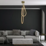 kelvo® GLOW KLV-101-0153 Φωτιστικό Οροφής LED 42W 4200lm 360° AC 220-240V IP20 Ρυθμιζόμενο Λευκό CCT με Χειριστήριο από 2700K έως 6000K Dimmable - Lumileds SMD Chip - Χρυσό Πλατίνα - Μ50 x Π50 x Υ70cm - 3 Χρόνια Εγγύηση