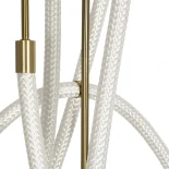 kelvo® GLOW KLV-101-0154 Φωτιστικό Οροφής LED 85W 8500lm 360° AC 220-240V IP20 Ρυθμιζόμενο Λευκό CCT με Χειριστήριο από 2700K έως 6000K Dimmable - Lumileds SMD Chip - Χρυσό Πλατίνα - Μ100 x Π100 x Υ140cm - 3 Χρόνια Εγγύηση