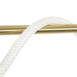 kelvo® GLOW KLV-101-0167 Κρεμαστό Φωτιστικό Οροφής LED 45W 4500lm 360° AC 220-240V IP20 Ρυθμιζόμενο Λευκό CCT με Χειριστήριο από 2700K έως 6000K Dimmable - Lumileds SMD Chip - Χρυσό Πλατίνα - Μ180 x Π30 x Υ40cm - 3 Χρόνια Εγγύηση