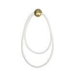 kelvo® GLOW KLV-101-0170 Φωτιστικό Τοίχου / Απλίκα LED 45W 4500lm 360° AC 220-240V IP20 Ρυθμιζόμενο Λευκό CCT με Χειριστήριο από 2700K έως 6000K Dimmable - Lumileds SMD Chip - Χρυσό Πλατίνα - Μ30 x Π15 x Υ110cm - 3 Χρόνια Εγγύηση