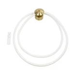 kelvo® GLOW KLV-101-0170 Φωτιστικό Τοίχου / Απλίκα LED 45W 4500lm 360° AC 220-240V IP20 Ρυθμιζόμενο Λευκό CCT με Χειριστήριο από 2700K έως 6000K Dimmable - Lumileds SMD Chip - Χρυσό Πλατίνα - Μ30 x Π15 x Υ110cm - 3 Χρόνια Εγγύηση