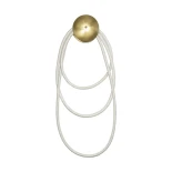 kelvo® GLOW KLV-101-0171 Φωτιστικό Τοίχου / Απλίκα LED 60W 6000lm 360° AC 220-240V IP20 Ρυθμιζόμενο Λευκό CCT με Χειριστήριο από 2700K έως 6000K Dimmable - Lumileds SMD Chip - Χρυσό Πλατίνα - Μ40 x Π15 x Υ110cm - 3 Χρόνια Εγγύηση