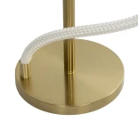 kelvo® GLOW KLV-101-0173 Επιδαπέδιο Φωτιστικό LED 30W 3000lm 360° AC 220-240V IP20 Ρυθμιζόμενο Λευκό CCT με Αφή 2700K/4500K/6000K Dimmable - Lumileds SMD Chip - Χρυσό Πλατίνα - Μ45 x Π45 x Υ160cm - 3 Χρόνια Εγγύηση