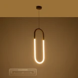 kelvo® GLOW KLV-101-0176 Κρεμαστό Φωτιστικό Οροφής LED 18W 1800lm 360° AC 220-240V IP20 Ρυθμιζόμενο Λευκό CCT με On/Off 2700K/4500K/6000K - Lumileds SMD Chip - Χρυσό Πλατίνα - Μ20 x Π2.5 x Υ60cm - 3 Χρόνια Εγγύηση