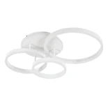 kelvo® VENOM KLV-101-0185 Φωτιστικό Οροφής LED 100W 10000lm 360° AC 220-240V IP20 Ρυθμιζόμενο Λευκό CCT με Χειριστήριο από 2700K έως 6000K Dimmable - Lumileds SMD Chip - Λευκό Ματ - Μ70 x Π40 x Υ16cm - 3 Χρόνια Εγγύηση