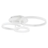 kelvo® VENOM KLV-101-0185 Φωτιστικό Οροφής LED 100W 10000lm 360° AC 220-240V IP20 Ρυθμιζόμενο Λευκό CCT με Χειριστήριο από 2700K έως 6000K Dimmable - Lumileds SMD Chip - Λευκό Ματ - Μ70 x Π40 x Υ16cm - 3 Χρόνια Εγγύηση