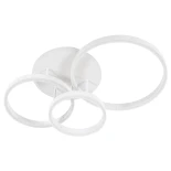 kelvo® VENOM KLV-101-0185 Φωτιστικό Οροφής LED 100W 10000lm 360° AC 220-240V IP20 Ρυθμιζόμενο Λευκό CCT με Χειριστήριο από 2700K έως 6000K Dimmable - Lumileds SMD Chip - Λευκό Ματ - Μ70 x Π40 x Υ16cm - 3 Χρόνια Εγγύηση