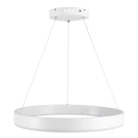 kelvo® VENOM KLV-101-0188 Κρεμαστό Φωτιστικό Οροφής LED 45W 4500lm 120° AC 220-240V IP20 Ρυθμιζόμενο Λευκό CCT με Χειριστήριο από 2700K έως 6000K Dimmable - Lumileds SMD Chip - Λευκό Ματ - Μ60 x Π60 x Υ6.5cm - 3 Χρόνια Εγγύηση