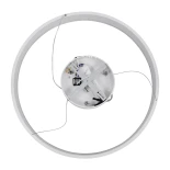 kelvo® VENOM KLV-101-0188 Κρεμαστό Φωτιστικό Οροφής LED 45W 4500lm 120° AC 220-240V IP20 Ρυθμιζόμενο Λευκό CCT με Χειριστήριο από 2700K έως 6000K Dimmable - Lumileds SMD Chip - Λευκό Ματ - Μ60 x Π60 x Υ6.5cm - 3 Χρόνια Εγγύηση