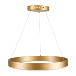 kelvo® VENOM KLV-101-0189 Κρεμαστό Φωτιστικό Οροφής LED 45W 4500lm 120° AC 220-240V IP20 Ρυθμιζόμενο Λευκό CCT με Χειριστήριο από 2700K έως 6000K Dimmable - Lumileds SMD Chip - Χρυσό Πλατίνα - Μ60 x Π60 x Υ6.5cm - 3 Χρόνια Εγγύηση