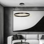 kelvo® VENOM KLV-101-0190 Κρεμαστό Φωτιστικό Οροφής LED 67W 6700lm 120° AC 220-240V IP20 Ρυθμιζόμενο Λευκό CCT με Χειριστήριο από 2700K έως 6000K Dimmable - Lumileds SMD Chip - Μαύρο Ματ - Μ80 x Π80 x Υ6.5cm - 3 Χρόνια Εγγύηση