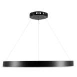 kelvo® VENOM KLV-101-0190 Κρεμαστό Φωτιστικό Οροφής LED 67W 6700lm 120° AC 220-240V IP20 Ρυθμιζόμενο Λευκό CCT με Χειριστήριο από 2700K έως 6000K Dimmable - Lumileds SMD Chip - Μαύρο Ματ - Μ80 x Π80 x Υ6.5cm - 3 Χρόνια Εγγύηση