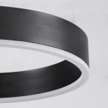 kelvo® VENOM KLV-101-0190 Κρεμαστό Φωτιστικό Οροφής LED 67W 6700lm 120° AC 220-240V IP20 Ρυθμιζόμενο Λευκό CCT με Χειριστήριο από 2700K έως 6000K Dimmable - Lumileds SMD Chip - Μαύρο Ματ - Μ80 x Π80 x Υ6.5cm - 3 Χρόνια Εγγύηση