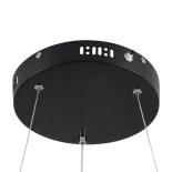 kelvo® VENOM KLV-101-0190 Κρεμαστό Φωτιστικό Οροφής LED 67W 6700lm 120° AC 220-240V IP20 Ρυθμιζόμενο Λευκό CCT με Χειριστήριο από 2700K έως 6000K Dimmable - Lumileds SMD Chip - Μαύρο Ματ - Μ80 x Π80 x Υ6.5cm - 3 Χρόνια Εγγύηση