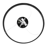 kelvo® VENOM KLV-101-0190 Κρεμαστό Φωτιστικό Οροφής LED 67W 6700lm 120° AC 220-240V IP20 Ρυθμιζόμενο Λευκό CCT με Χειριστήριο από 2700K έως 6000K Dimmable - Lumileds SMD Chip - Μαύρο Ματ - Μ80 x Π80 x Υ6.5cm - 3 Χρόνια Εγγύηση