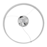 kelvo® VENOM KLV-101-0191 Κρεμαστό Φωτιστικό Οροφής LED 67W 6700lm 120° AC 220-240V IP20 Ρυθμιζόμενο Λευκό CCT με Χειριστήριο από 2700K έως 6000K Dimmable - Lumileds SMD Chip - Λευκό Ματ - Μ80 x Π80 x Υ6.5cm - 3 Χρόνια Εγγύηση