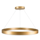 kelvo® VENOM KLV-101-0192 Κρεμαστό Φωτιστικό Οροφής LED 67W 6700lm 120° AC 220-240V IP20 Ρυθμιζόμενο Λευκό CCT με Χειριστήριο από 2700K έως 6000K Dimmable - Lumileds SMD Chip - Χρυσό Πλατίνα - Μ80 x Π80 x Υ6.5cm - 3 Χρόνια Εγγύηση