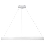 kelvo® VENOM KLV-101-0194 Κρεμαστό Φωτιστικό Οροφής LED 75W 7500lm 120° AC 220-240V IP20 Ρυθμιζόμενο Λευκό CCT με Χειριστήριο από 2700K έως 6000K Dimmable - Lumileds SMD Chip - Λευκό Ματ - Μ100 x Π100 x Υ6.5cm - 3 Χρόνια Εγγύηση