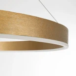 kelvo® VENOM KLV-101-0195 Κρεμαστό Φωτιστικό Οροφής LED 75W 7500lm 120° AC 220-240V IP20 Ρυθμιζόμενο Λευκό CCT με Χειριστήριο από 2700K έως 6000K Dimmable - Lumileds SMD Chip - Χρυσό Πλατίνα - Μ100 x Π100 x Υ6.5cm - 3 Χρόνια Εγγύηση