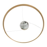 kelvo® VENOM KLV-101-0195 Κρεμαστό Φωτιστικό Οροφής LED 75W 7500lm 120° AC 220-240V IP20 Ρυθμιζόμενο Λευκό CCT με Χειριστήριο από 2700K έως 6000K Dimmable - Lumileds SMD Chip - Χρυσό Πλατίνα - Μ100 x Π100 x Υ6.5cm - 3 Χρόνια Εγγύηση