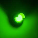 kelvo® NEXA KLV-101-0254 Φωτιστικό Τοίχου / Απλίκα LED 6W 360lm 180° AC 220-240V Αδιάβροχο IP65 Πολύχρωμο RGB+WW Dimmable SPI/TTL Protocol IC UCS512 - Sanan SMD Chip & TÜV SÜD Driver - Μαύρο Ματ - Μ11 x Π9 x Υ11cm - 5 Χρόνια Εγγύηση