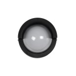 kelvo® NEXA KLV-101-0251 Φωτιστικό Τοίχου / Απλίκα LED 6W 480lm 180° AC 220-240V Αδιάβροχο IP65 Ultra Θερμό Λευκό 1800K - Sanan SMD Chip & TÜV SÜD Driver - Μαύρο Ματ - Μ11 x Π9 x Υ11cm - 5 Χρόνια Εγγύηση