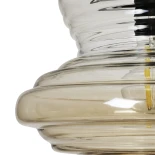 GLOBOSTAR® CORTE 206-0029 Μοντέρνο Κρεμαστό Φωτιστικό Οροφής με Ντουί 1 x E27 AC 220-240V IP20 - Mελί - Μ25 x Π25 x Υ30cm