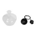 GLOBOSTAR® BOHEMIA 206-0039 Μοντέρνο Κρεμαστό Φωτιστικό Οροφής με Ντουί 1 x E27 AC 220-240V IP20 - Διάφανο - Μ22 x Π22 x Υ22cm