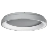 GLOBOSTAR® SALEM 61238 Μοντέρνο Φωτιστικό Οροφής LED 105W 12075lm 120° AC 220-240V IP20 Ρυθμιζόμενο Λευκό CCT με Χειριστήριο από 2700K έως 6000K Dimmable - Lumileds SMD Chip - Γκρι - Μ60 x Π60 x Υ8.5cm - 3 Χρόνια Εγγύηση