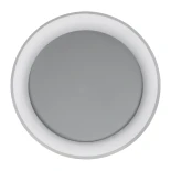 GLOBOSTAR® SALEM 61238 Μοντέρνο Φωτιστικό Οροφής LED 105W 12075lm 120° AC 220-240V IP20 Ρυθμιζόμενο Λευκό CCT με Χειριστήριο από 2700K έως 6000K Dimmable - Lumileds SMD Chip - Γκρι - Μ60 x Π60 x Υ8.5cm - 3 Χρόνια Εγγύηση