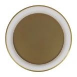 GLOBOSTAR® SALEM 61239 Μοντέρνο Φωτιστικό Οροφής LED 105W 12075lm 120° AC 220-240V IP20 Ρυθμιζόμενο Λευκό CCT με Χειριστήριο από 2700K έως 6000K Dimmable - Lumileds SMD Chip - Χρυσό - Μ60 x Π60 x Υ8.5cm - 3 Χρόνια Εγγύηση