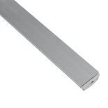 GLOBOSTAR® ALP-LINEAR CURBARIO 70802-1M Επιφανειακό Εύκαμπτο Προφίλ Αλουμινίου με Λευκό Γαλακτερό Πατητό Κάλυμμα για Ταινίες LED IP20 - Ασημί & Λευκό - Μ100 x Π1.8 x Υ0.5cm