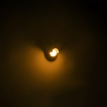 kelvo® NEXA KLV-101-0251 Φωτιστικό Τοίχου / Απλίκα LED 6W 480lm 180° AC 220-240V Αδιάβροχο IP65 Ultra Θερμό Λευκό 1800K - Sanan SMD Chip & TÜV SÜD Driver - Μαύρο Ματ - Μ11 x Π9 x Υ11cm - 5 Χρόνια Εγγύηση