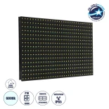 GLOBOSTAR® MODULCO 90382 Module Πλακίδιο Κυλιόμενης Ψηφιακής Επιγραφής/Οθόνης 32x16cm P10 LED 40W Nits ≥5500cd/㎡ DC 5V Αδιάβροχο IP65 Ψυχρό Λευκό 6000K - Μ32 x Π16 x Υ1.5cm - 2 Χρόνια Εγγύηση
