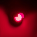 kelvo® NEXA KLV-101-0254 Φωτιστικό Τοίχου / Απλίκα LED 6W 360lm 180° AC 220-240V Αδιάβροχο IP65 Πολύχρωμο RGB+WW Dimmable SPI/TTL Protocol IC UCS512 - Sanan SMD Chip & TÜV SÜD Driver - Μαύρο Ματ - Μ11 x Π9 x Υ11cm - 5 Χρόνια Εγγύηση