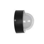 kelvo® NEXA KLV-101-0247 Φωτιστικό Τοίχου / Απλίκα LED 6W 480lm 180° AC 220-240V Αδιάβροχο IP65 Ultra Θερμό Λευκό 1800K - Sanan SMD Chip & TÜV SÜD Driver - Μαύρο Ματ - Μ11 x Π8.5 x Υ11cm - 5 Χρόνια Εγγύηση