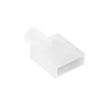 kelvo® NEONPRO KLV-101-0063 Τάπα Σύνδεσης Τροφοδοσίας για Neon Flex Αδιάβροχο IP65 - Μ2.4 x Π0.8 x Υ1.4cm