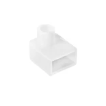 kelvo® NEONPRO KLV-101-0064 Γωνιακή Τάπα Σύνδεσης Τροφοδοσίας για Neon Flex Αδιάβροχο IP65 - Μ1.4 x Π1.7 x Υ1.4cm