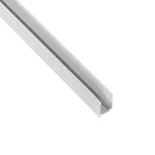 kelvo® NEONPRO KLV-101-0067 Βάση Στήριξης για Neon Flex - Λευκό Ματ - Μ300 x Π0.8 x Υ1.3cm - Πακέτο 5 Τεμαχίων