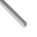 kelvo® NEONPRO KLV-101-0068 Βάση Στήριξης για Neon Flex - Ασημί Ματ - Μ300 x Π0.8 x Υ1.3cm - Πακέτο 5 Τεμαχίων