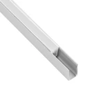 kelvo® NEONPRO KLV-101-0068 Βάση Στήριξης για Neon Flex - Ασημί Ματ - Μ300 x Π0.8 x Υ1.3cm - Πακέτο 5 Τεμαχίων