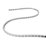 kelvo® NEONPRO KLV-101-0069 Εύκαμπτη Βάση Στήριξης για Neon Flex - Νίκελ Χρώμιο - Μ1000 x Π0.7 x Υ1.2cm - Ρολό 10 Μέτρων