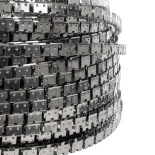 kelvo® NEONPRO KLV-101-0069 Εύκαμπτη Βάση Στήριξης για Neon Flex - Νίκελ Χρώμιο - Μ1000 x Π0.7 x Υ1.2cm - Ρολό 10 Μέτρων