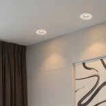 kelvo® PINADO KLV-101-0127 Χωνευτό Φωτιστικό Downlight Σποτ LED 7W 840lm 15° AC 220-240V IP20 Θερμό Λευκό 2700K - Bridgelux COB Chip & TÜV SÜD Driver - Λευκό Ματ - Μ8.3 x Π8.3 x Υ8.2cm / Q7.3cm - 5 Χρόνια Εγγύηση