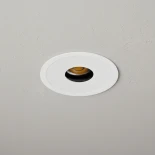 kelvo® PINADO KLV-101-0127 Χωνευτό Φωτιστικό Downlight Σποτ LED 7W 840lm 15° AC 220-240V IP20 Θερμό Λευκό 2700K - Bridgelux COB Chip & TÜV SÜD Driver - Λευκό Ματ - Μ8.3 x Π8.3 x Υ8.2cm / Q7.3cm - 5 Χρόνια Εγγύηση