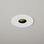 kelvo® PINADO KLV-101-0129 Χωνευτό Φωτιστικό Downlight Σποτ LED 7W 875lm 15° AC 220-240V IP20 Φυσικό Λευκό 4500K - Bridgelux COB Chip & TÜV SÜD Driver - Λευκό Ματ - Μ8.3 x Π8.3 x Υ8.2cm / Q7.3cm - 5 Χρόνια Εγγύηση