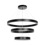 kelvo® VENOM KLV-101-0199 Κρεμαστό Φωτιστικό Οροφής LED 120W 12000lm 120° AC 220-240V IP20 Ρυθμιζόμενο Λευκό CCT με Χειριστήριο από 2700K έως 6000K Dimmable - Lumileds SMD Chip - Μαύρο Ματ - Μ80 x Π80 x Υ80cm - 3 Χρόνια Εγγύηση