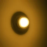 kelvo® NEXA KLV-101-0248 Φωτιστικό Τοίχου / Απλίκα LED 6W 600lm 180° AC 220-240V Αδιάβροχο IP65 Θερμό Λευκό 2700K - Sanan SMD Chip & TÜV SÜD Driver - Μαύρο Ματ - Μ11 x Π8.5 x Υ11cm - 5 Χρόνια Εγγύηση